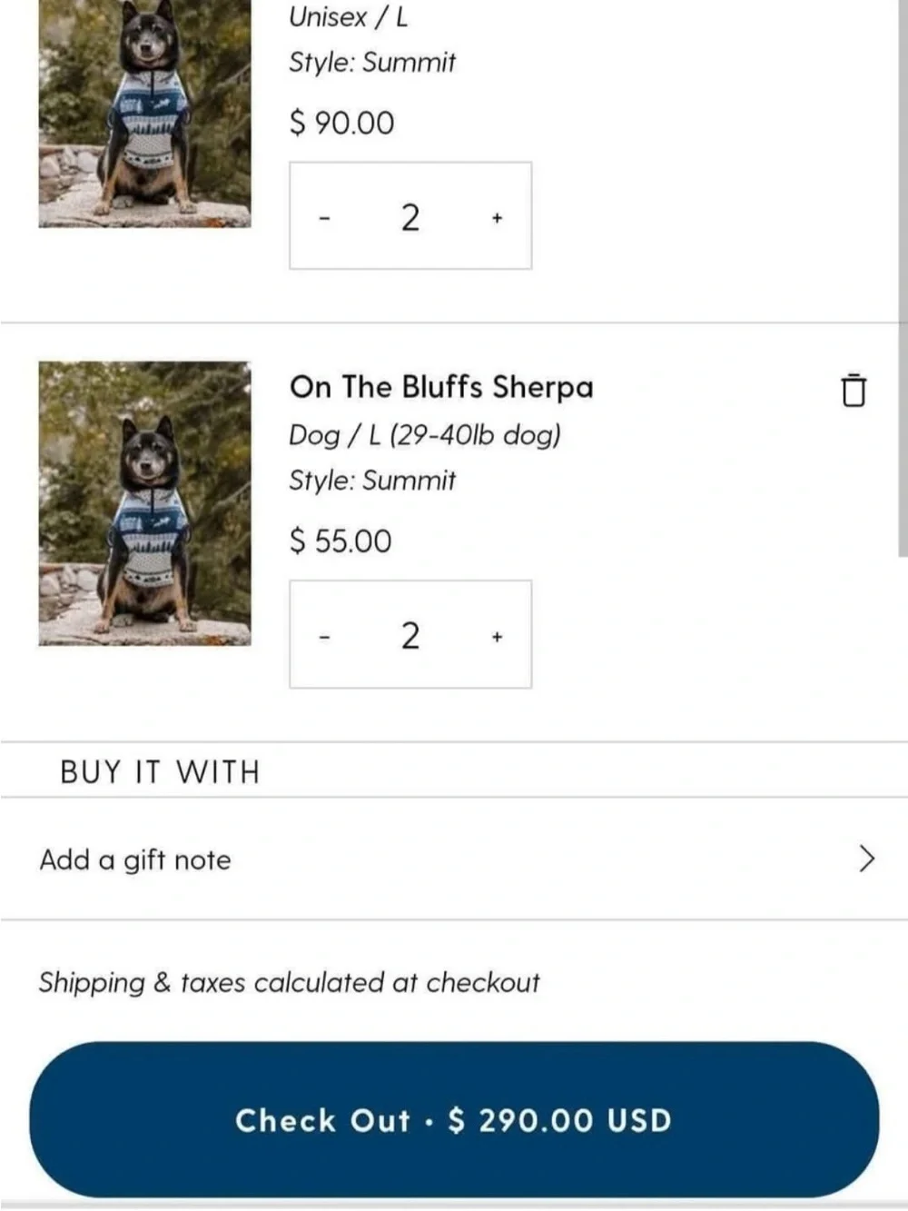 Cozy Blue & Cream Nordic Knit Dog and Human Sweater Bundle